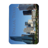Dallas Texas Designer Magnet Magneet (Verticaal)