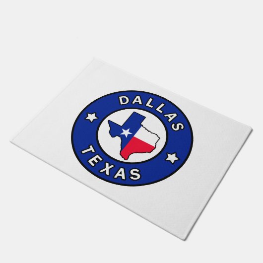 Dallas Texas Deurmat (Schuin)
