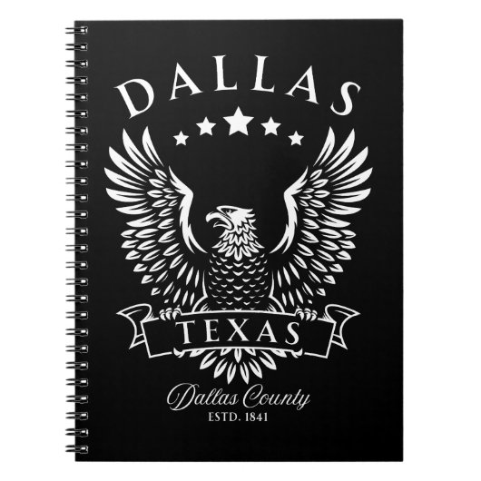 Dallas Texas Eagle Notitieboek (Voorkant)
