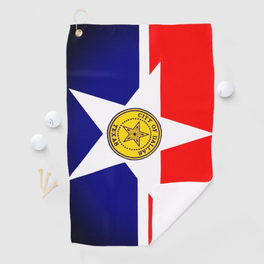 Dallas, Texas Golf Towel Golfhanddoek (Insitu)