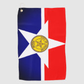 Dallas, Texas Golf Towel Golfhanddoek (Voorkant)