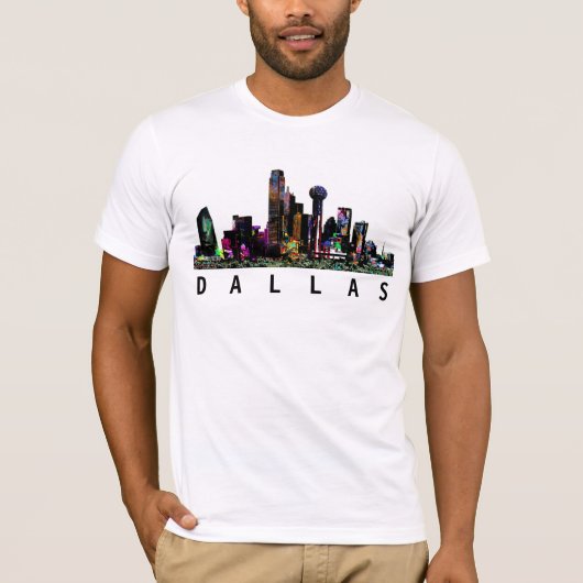 Dallas, Texas, graffiti T-shirt (Voorkant)