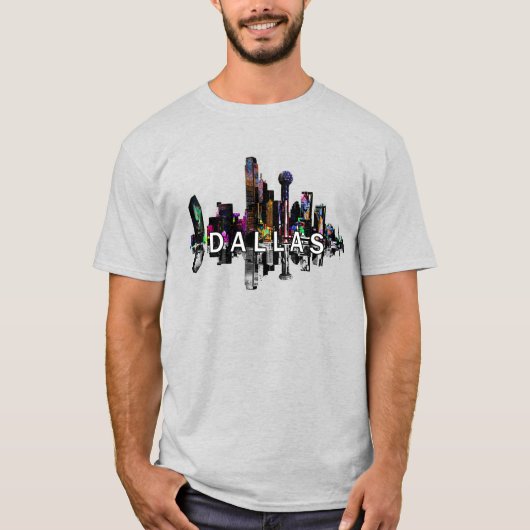 Dallas, Texas, graffiti T-shirt (Voorkant)