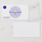 Dallas Texas Great Seal Visitekaartje (Voorkant / Achterkant)