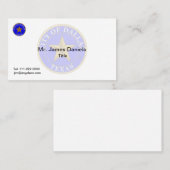 Dallas Texas Great Seal Visitekaartje (Voorkant / Achterkant)