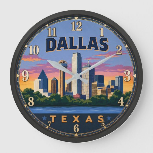 Dallas Texas Grote Klok (Voorkant)