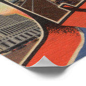 Dallas, Texas - Howdy from - Large Letter Scenes Poster (Hoek)