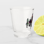 Dallas, Texas in graffiti Shot Glass Glas (Links)