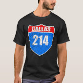 Dallas Texas Interstate 45 Pride vertegenwoordigt  T-shirt (Voorkant)