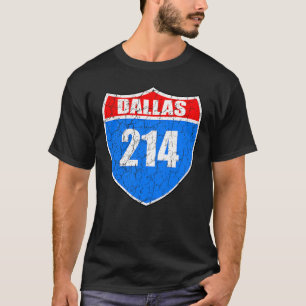 Dallas Texas Interstate 45 Pride vertegenwoordigt T-shirt