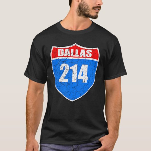 Dallas Texas Interstate 45 Pride vertegenwoordigt  T-shirt (Voorkant)