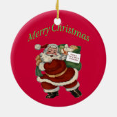 Dallas Texas kerstversiering Keramisch Ornament (Achterkant)