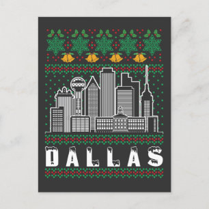 Dallas Texas Lelijke Kerstmis Briefkaart
