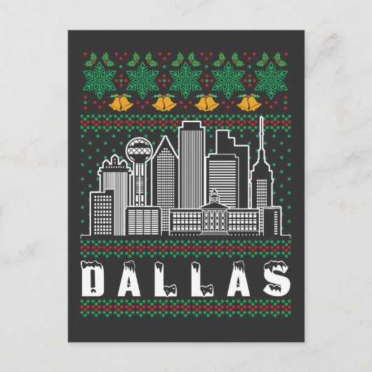 Dallas Texas Lelijke Kerstmis Briefkaart (Voorkant)