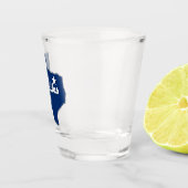 Dallas Texas Lonestar State Map Fun Texan Shot Glas (Rechts)