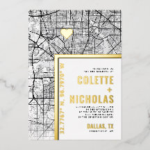 Dallas, Texas Love Locator | Stad thema bruiloft