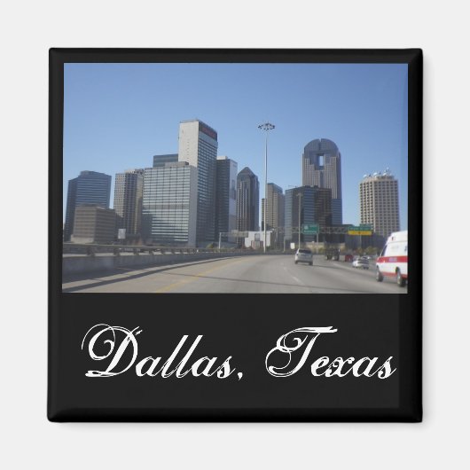 Dallas, Texas magneet (Voorkant)