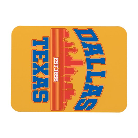 Dallas, Texas Magneet (Horizontaal)