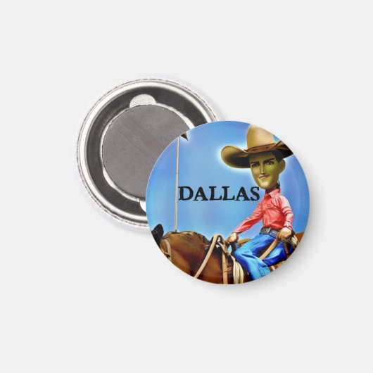 Dallas, Texas Magnet (Voorkant / Achterkant)