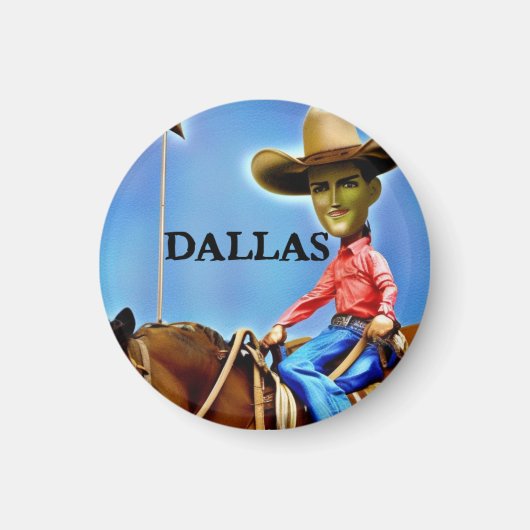 Dallas, Texas Magnet (Voorkant)