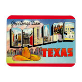 Dallas Texas Magnet Magneet (Horizontaal)