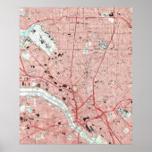 Dallas Texas Map (1995) Poster (Voorkant)