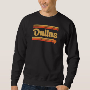Dallas Texas Map Design voor trotse Dallasite Trui