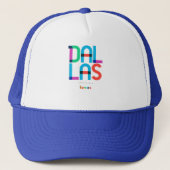 Dallas Texas Mid Century, Pop Art, Trucker Pet (Voorkant)