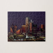 Dallas, Texas night skyline Legpuzzel (Horizontaal)