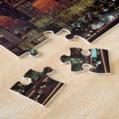 Dallas, Texas night skyline Legpuzzel (Zijkant)