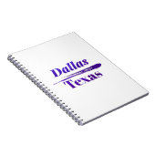 Dallas Texas Notitieboek (Rechterzijde)