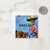 Dallas, Texas Notitiekaartje (Voorkant / Achterkant in situ)