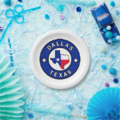 Dallas Texas Papieren Bordje (Feest)