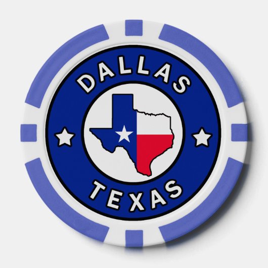 Dallas Texas Poker Chips (Voorkant)