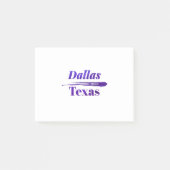 Dallas Texas Post-it® Notes (Voorkant)