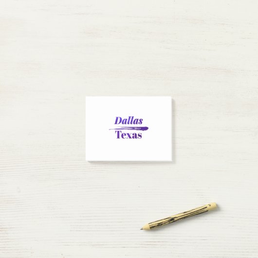 Dallas Texas Post-it® Notes (Op bureau)