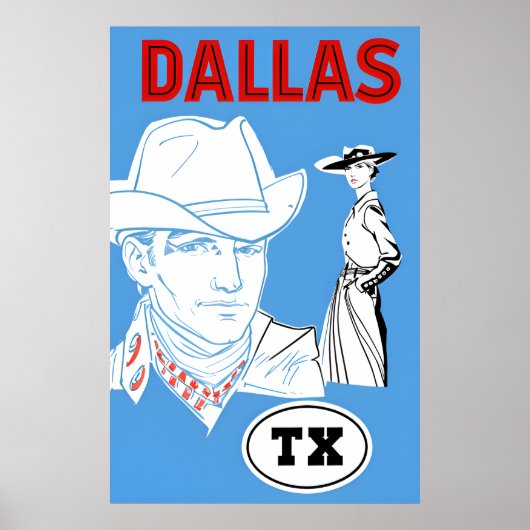 Dallas, Texas Poster (Voorkant)