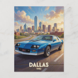Dallas Texas Prestatie Wegen 1982 Briefkaart