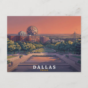 Dallas Texas Retro Reis Briefkaart