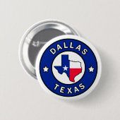 Dallas Texas Ronde Button 5,7 Cm (Voorkant /achterkant)