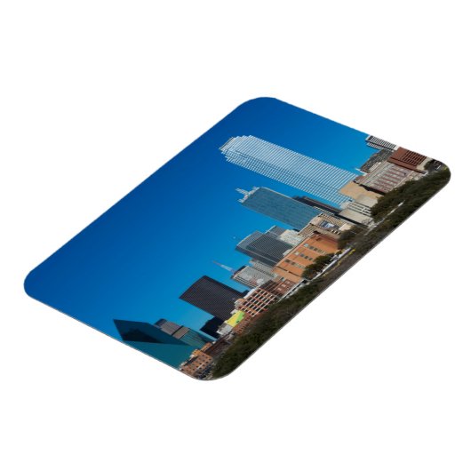 Dallas Texas skyline at sunset Magneet (Linkerzijde)