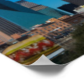 Dallas Texas skyline at sunset Poster (Hoek)