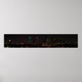Dallas, Texas Skyline bij nacht Poster (Voorkant)