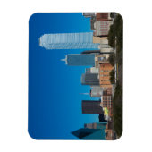 Dallas Texas skyline bij zonsondergang Magneet (Verticaal)