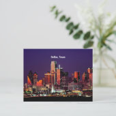Dallas, Texas Skyline Briefkaart (Staand voorkant)