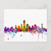 Dallas Texas Skyline Briefkaart (Voorkant)