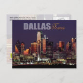 Dallas, Texas skyline Briefkaart (Voorkant / Achterkant)