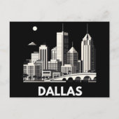 Dallas Texas Skyline Briefkaart (Voorkant)