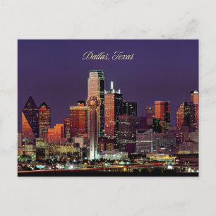 Dallas, Texas skyline Briefkaart