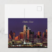 Dallas, Texas skyline Briefkaart (Voorkant / Achterkant)
